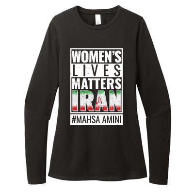 Women's Lives Matter IRAN #Mahsa Amini Womens CVC Long Sleeve Shirt