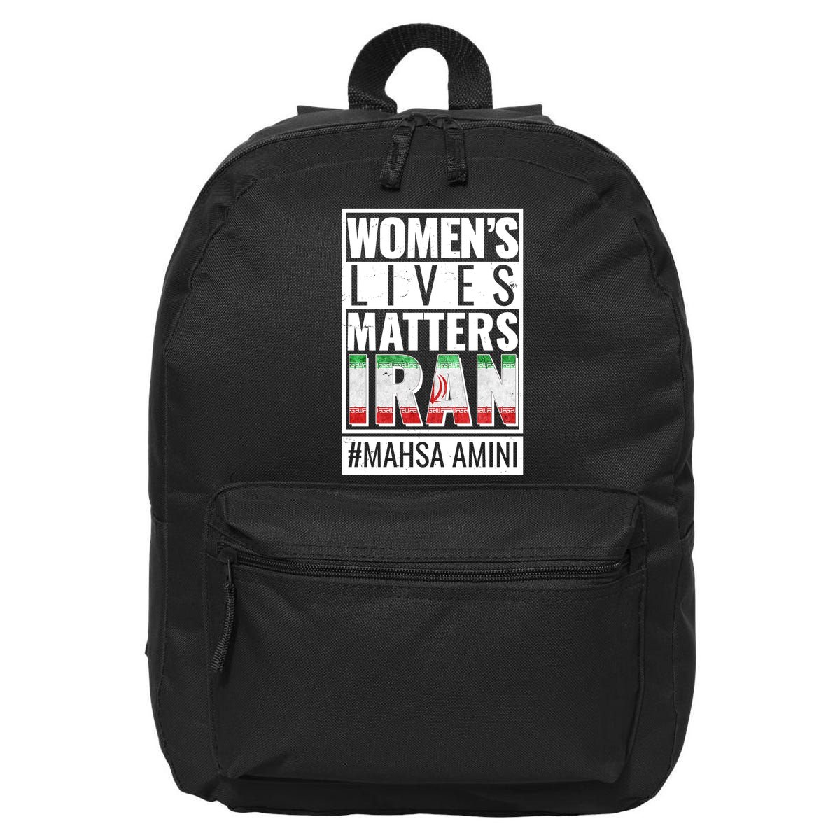 Women's Lives Matter IRAN #Mahsa Amini 16 in Basic Backpack