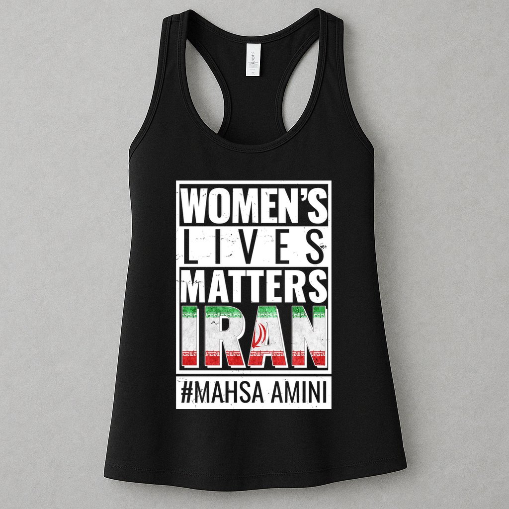Women's Lives Matter IRAN #Mahsa Amini Womens Tank Top