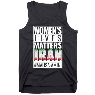 Women's Lives Matter IRAN #Mahsa Amini Tank Top