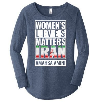 Women's Lives Matter IRAN #Mahsa Amini Women's Perfect Tri Tunic Long Sleeve Shirt