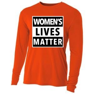 Wo's Lives Matter Meaningful Gift Cooling Performance Long Sleeve Crew