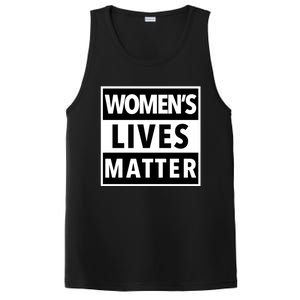 Wo's Lives Matter Meaningful Gift PosiCharge Competitor Tank