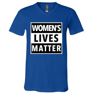 Wo's Lives Matter Meaningful Gift V-Neck T-Shirt