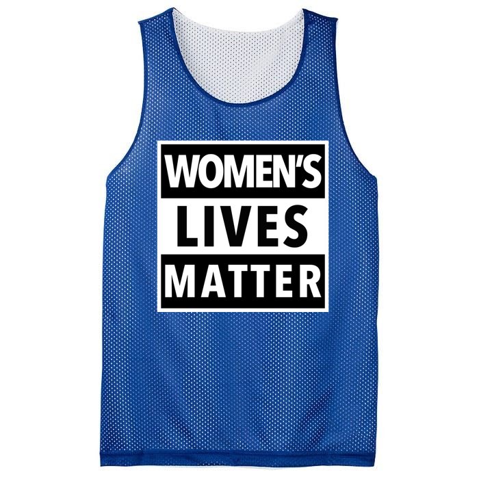 Wo's Lives Matter Meaningful Gift Mesh Reversible Basketball Jersey Tank