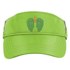 Weed Lung Marijuana Funny Adult Drive Performance Visor