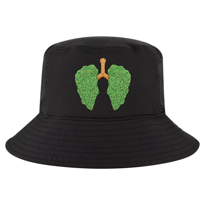 Weed Lung Marijuana Funny Cool Comfort Performance Bucket Hat