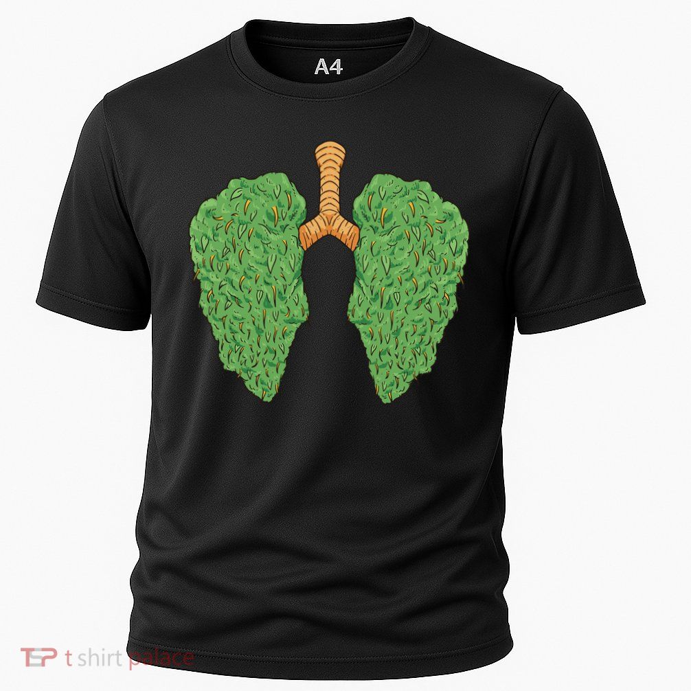 Weed Lung Marijuana Funny Performance Shirt