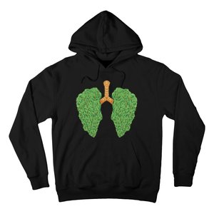 Weed Lung Marijuana Funny Hoodie