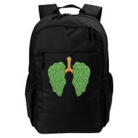 Weed Lung Marijuana Funny Daily Commute Backpack