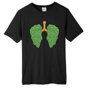 Weed Lung Marijuana Funny Tall Fusion ChromaSoft Performance T-Shirt