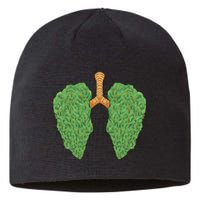 Weed Lung Marijuana Funny Sustainable Beanie