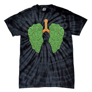 Weed Lung Marijuana Funny Tie-Dye T-Shirt