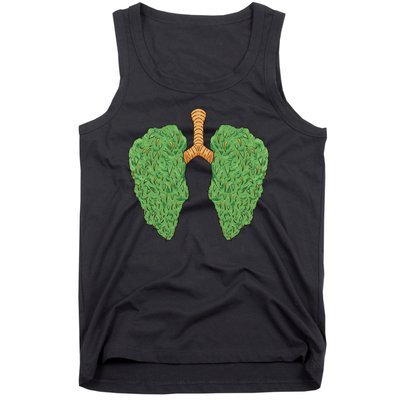 Weed Lung Marijuana Funny Tank Top