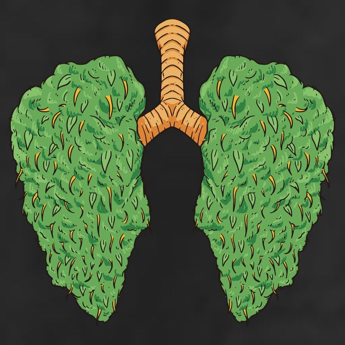 Weed Lung Marijuana Funny Golf Towel