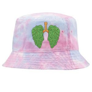 Weed Lung Marijuana Funny Tie-Dyed Bucket Hat