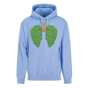 Weed Lung Marijuana Funny Unisex Surf Hoodie