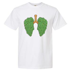 Weed Lung Marijuana Funny Garment-Dyed Heavyweight T-Shirt