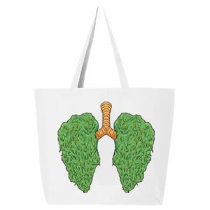 Weed Lung Marijuana Funny 25L Jumbo Tote