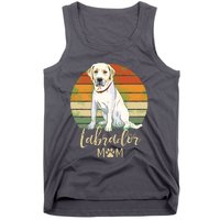 Womens Labrador Mom Retro Labrador Retriever Lover Gifts Dog Mama Tank Top