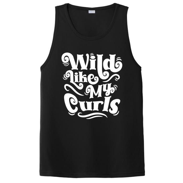 Wild Like My Curls For Curlyhaired And Adults Funny Gift PosiCharge Competitor Tank