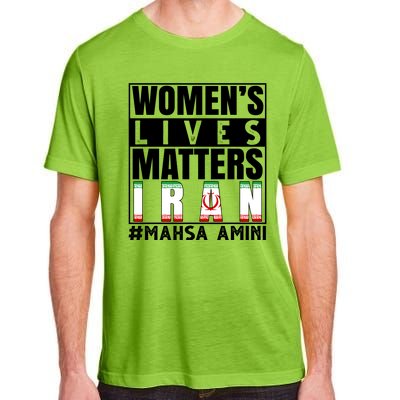 Women's Lives Matter Mahsa Amini Iran Support Adult ChromaSoft Performance T-Shirt