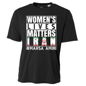 Women's Lives Matter Mahsa Amini Iran Support Cooling Performance Crew T-Shirt