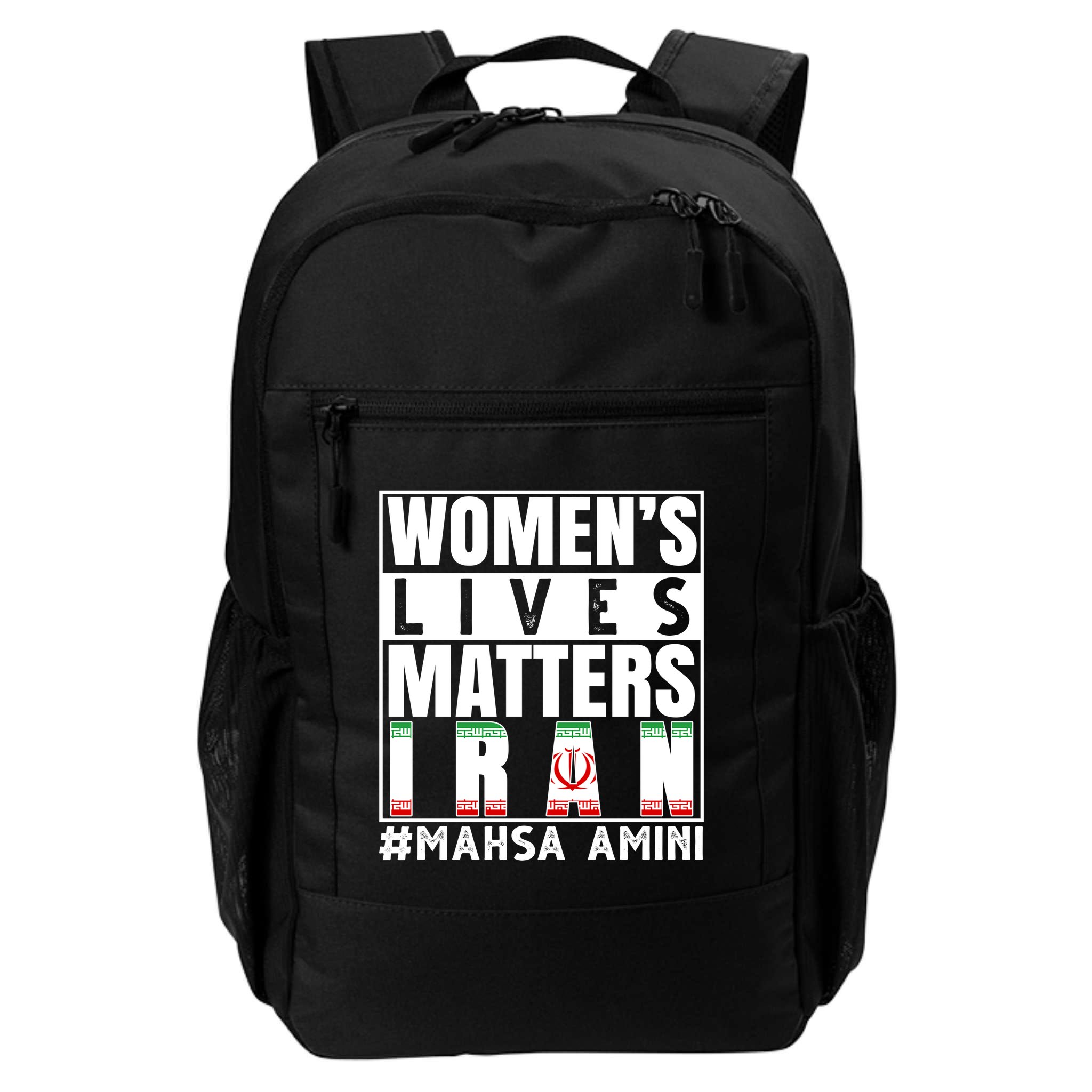 Women's Lives Matter Mahsa Amini Iran Support Backpack