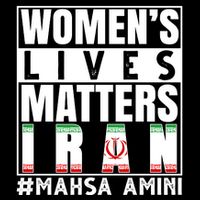 Women's Lives Matter Mahsa Amini Iran Support Flatbill Hat