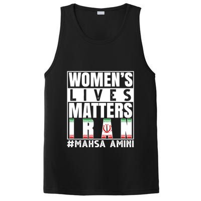 Women's Lives Matter Mahsa Amini Iran Support PosiCharge Competitor Tank