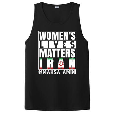 Women's Lives Matter Mahsa Amini Iran Support PosiCharge Competitor Tank