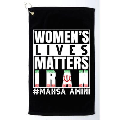 Women's Lives Matter Mahsa Amini Iran Support Golf Towel