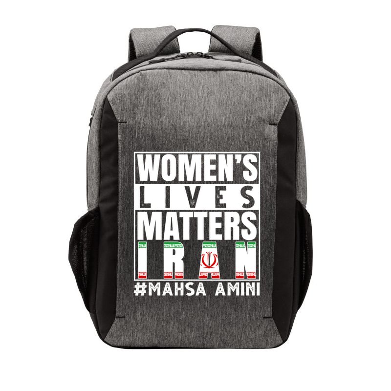 Women's Lives Matter Mahsa Amini Iran Support Vector Backpack