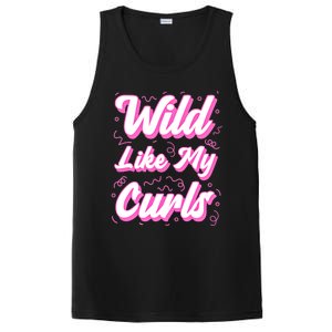 Wild Like My Curls And Funny Curly Hair Gift PosiCharge Competitor Tank