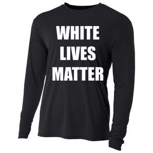 White Lives Matter Cooling Performance Long Sleeve Crew