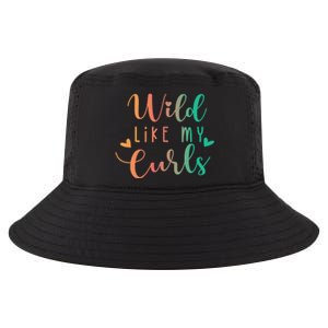 Wild Like My Curls Funny Curly Hair Le Tie Dye Cool Comfort Performance Bucket Hat