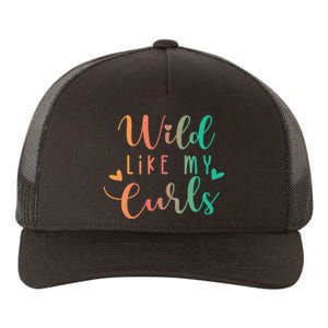 Wild Like My Curls Funny Curly Hair Le Tie Dye Yupoong Adult 5-Panel Trucker Hat