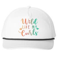 Wild Like My Curls Funny Curly Hair Le Tie Dye Snapback Five-Panel Rope Hat