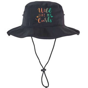 Wild Like My Curls Funny Curly Hair Le Tie Dye Legacy Cool Fit Booney Bucket Hat