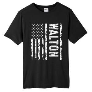 Walton Last Name Funny Surname Team Walton Family Reunion Tall Fusion ChromaSoft Performance T-Shirt