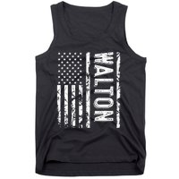 Walton Last Name Funny Surname Team Walton Family Reunion Tank Top