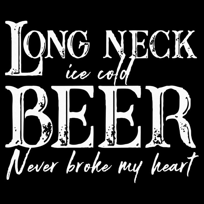 Womens Long Neck Ice Cold Beer Never Broke My Heart 16 in Basic Backpack