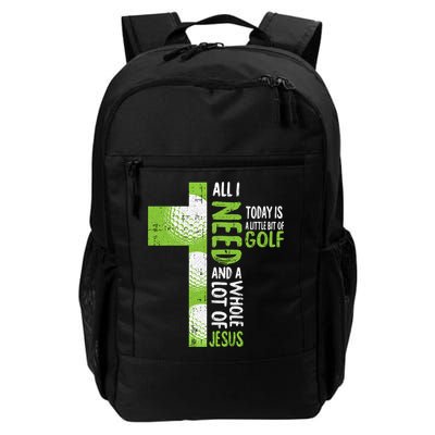 Whole Lot Of Jesus Golf Golfing Sport Lover Christian Backpack