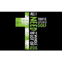 Whole Lot Of Jesus Golf Golfing Sport Lover Christian Bumper Sticker