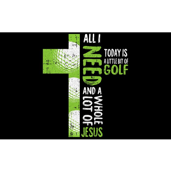 Whole Lot Of Jesus Golf Golfing Sport Lover Christian Bumper Sticker