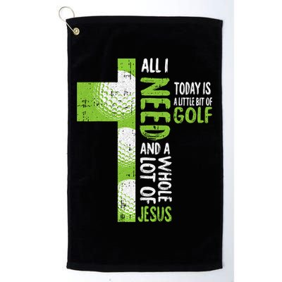 Whole Lot Of Jesus Golf Golfing Sport Lover Christian Golf Towel