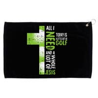 Whole Lot Of Jesus Golf Golfing Sport Lover Christian Grommeted Golf Towel