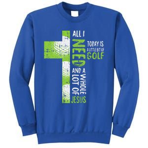 Whole Lot Of Jesus Golf Golfing Sport Lover Christian Golfer Sweatshirt