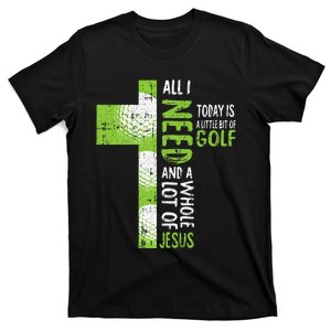 Whole Lot Of Jesus Golf Golfing Sport Lover Christian Golfer T-Shirt