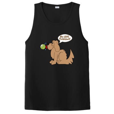 We Love Pickleball | Pickleball Dog | Great Pickleball PosiCharge Competitor Tank